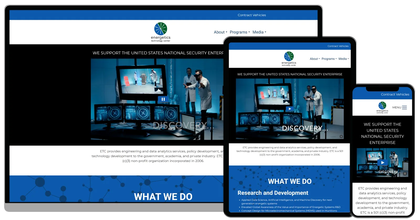 ETC MD Website on standard device types